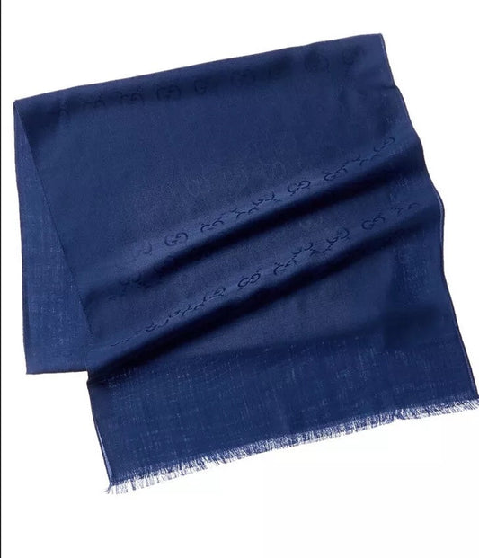 GUCCI GG SUPREME WOOL SILK SCRAF