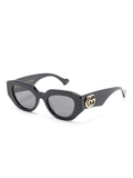 GUCCI GEOMETRIC FRAME SUNGLASSES