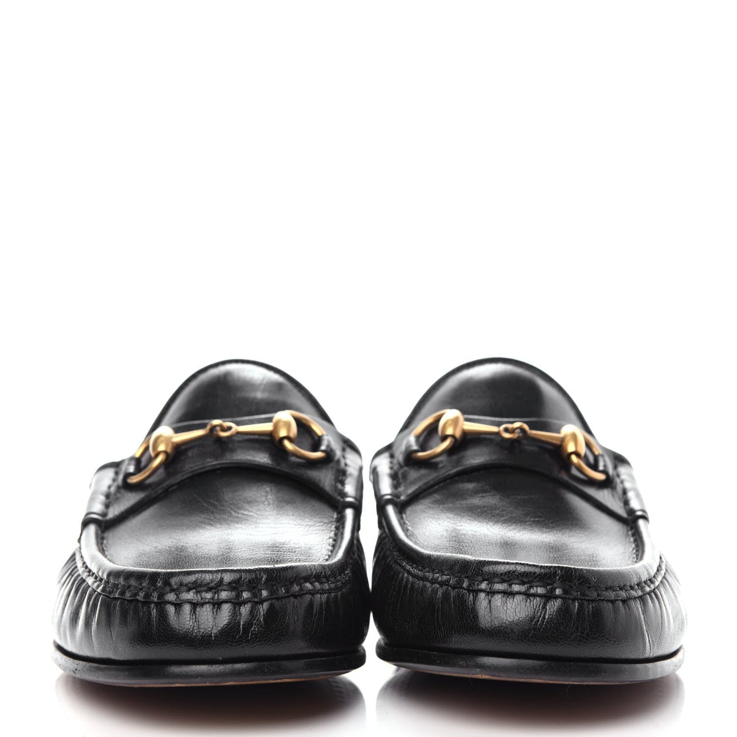 GUCCI GOATSKIN HORSEBIT SLINGBACK MULES