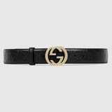 GUCCI GUCCISSIMA LEATHER SIGNATURE BELT