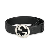 GUCCI GG GUCCISSIMMA CALFSKIN LEATHER BELT
