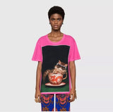 GUCCI IGNASI MONREAL PRINT T-SHIRT