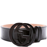 GUCCI GG IMPRIME MONOGRAM LEATHER BELT