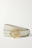GUCCI INTERLOCKING G BUCKLE LEATHER BELT