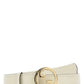 GUCCI INTERLOCKING G BUCKLE LEATHER BELT