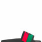 GUCCI INTERLOCKING G WEB STRIPE SLIDES