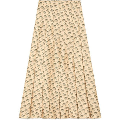 GUCCI INVITE STAMP PRINT SILK PLEATED MIDI SKIRT