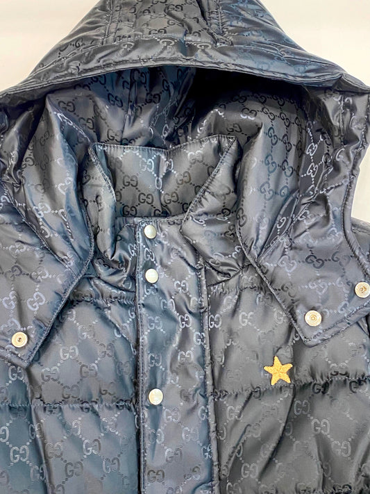 GUCCI GG MONOGRAM KIDS HOODED DOWN COAT