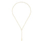 GUCCI LINK TO LOVE LARIAT 18K GOLD NECKLACE