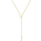 GUCCI LINK TO LOVE LARIAT 18K GOLD NECKLACE