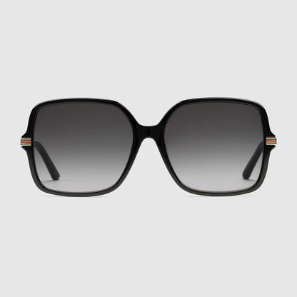 GUCCI LOW NOSE BRIDGE FIT SQUARE SUNGLASSES