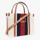 GUCCI INTERLOCKING G WEB MINI TOTE BAG