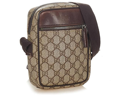 GUCCI GG SUPREME SMALL MESSENGER BAG