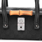 GUCCI MONOGRAM SMALL BAMBOO BULLET BAG