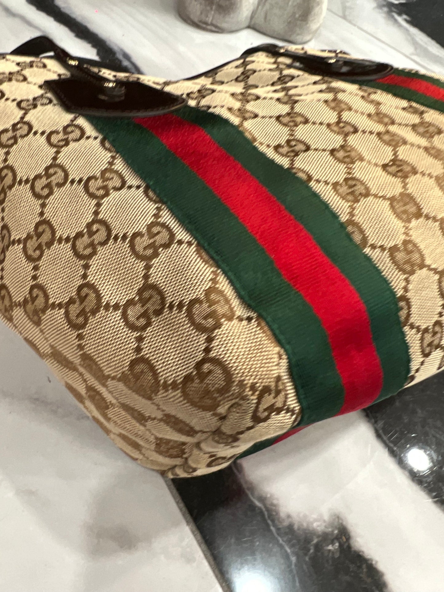 GCI - GG MONOGRAM WEB JOLIE TOTE BAG