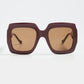 GUCCI GG OVERSIZED SQUARE SUNGLASSES