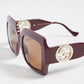GUCCI GG OVERSIZED SQUARE SUNGLASSES