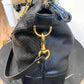 GCI PATTI STUDDED PYTHON TOTE BAG