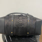 GCI PATTI STUDDED PYTHON TOTE BAG