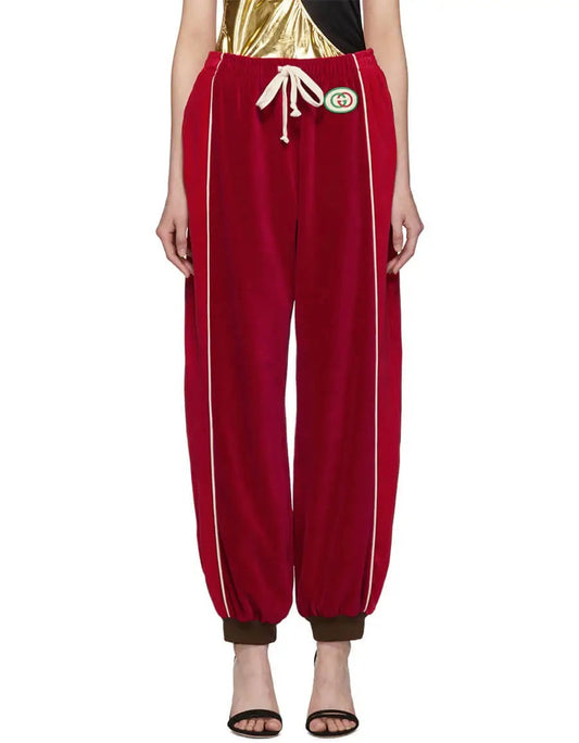 GUCCI CHENILLE DRAWSTRING LOUNGE PANTS
