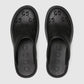 GUCCI GG MONOGRAM PERFORATED RUBBER MEN'S SLIDES