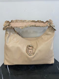 GCI SABRINA RUFFLE LEATHER HOBO BAG