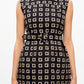 GUCCI SQUARE G FAILLE MINI DRESS