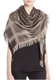 GUCCI GG SURVIVE SILK SCARF SHAWL WRAP
