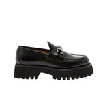 GUCCI SYLKE HORSEBIT LEATHER LOAFERS