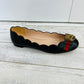 GUCCI GG RAJHA COLLECTION WEB LEATHER BALLET FLATS