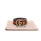 GUCCI GG MARMONT TORCHON QUILTED DIAGONAL QUILTED LEATHER BELT