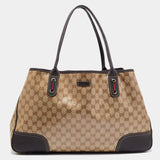 GUCCI GG WEB SHERRY LINE PRINCY RIBBON TOTE BAG