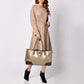 GUCCI GG WEB SHERRY LINE PRINCY RIBBON TOTE BAG
