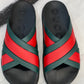 GUCCI WEB PANELED SLIDES