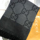 GUCCI GG WOOL BLEND CASHMERE BLANKET