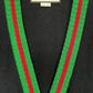 GUCCI WOOL WEB TRIM SWEATER CARDIGAN