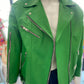 GUCCI X ADIDAS MEN'S LEATHER BIKER JACKET
