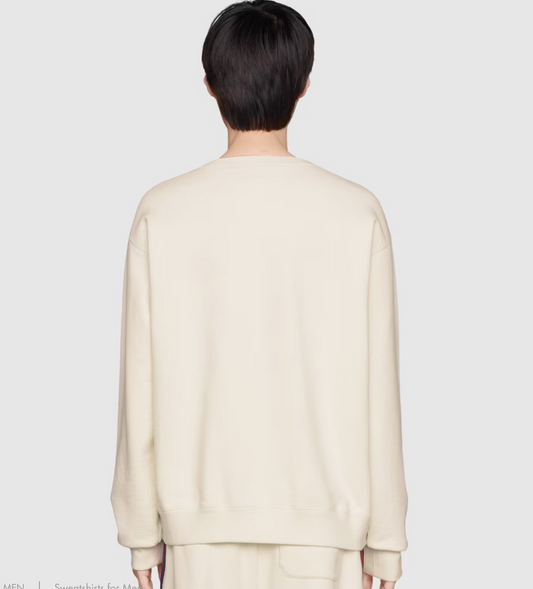 GUCCI X THE NORTH FACE COTTON SWEATER BEIGE