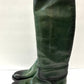 GUCCI BETIS GLAMOUR WEB RIDING BOOTS