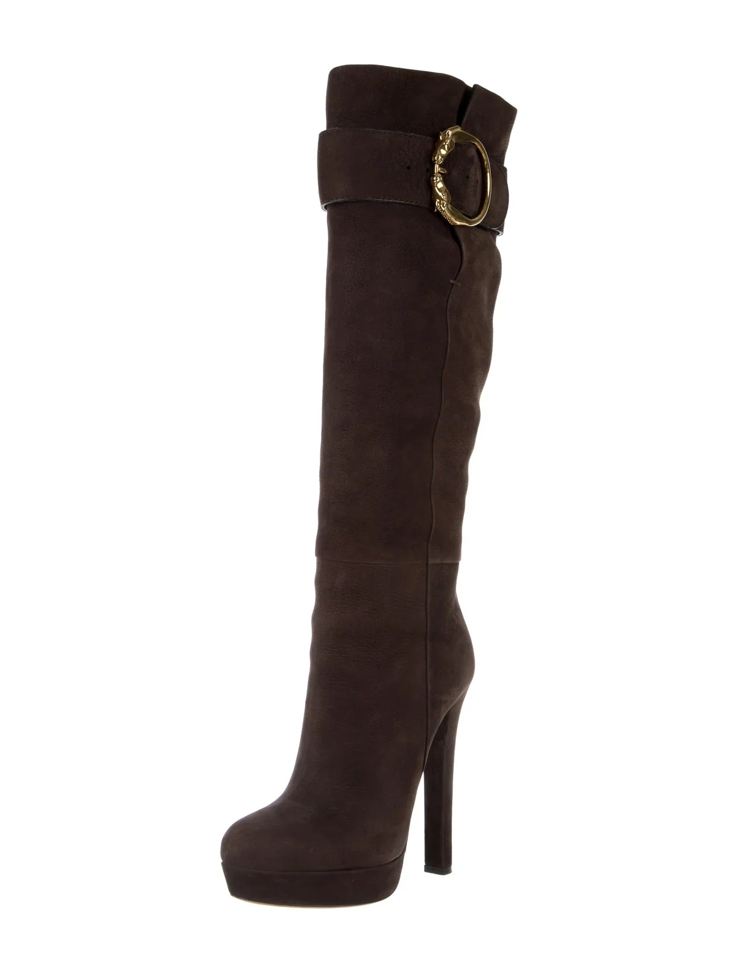 GUCCI JOSEPHINE PLATFORM KNEE-HIGH BOOTS
