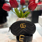 GUCCI GG MARMONT MATELASSE CALFSKIN LEATHER BELT BAG