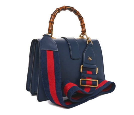 GUCCI MOON CALFSKIN BAMBOO WEB MEDIUM DIONYSUS TOP HANDLE BAG