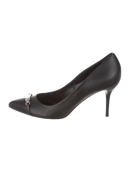 GUCCI NAPPA MOLAITA MID HEEL PUMPS