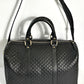 GUCCI NICE MICROGUCCISSIMA LEATHER BOSTON BAG