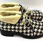 GUCCI WOOL HOUNDSTOOTH PRINT HIKING BOOTS