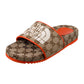 GUCCI X NORTH FACE MONOGRAM SLIDES