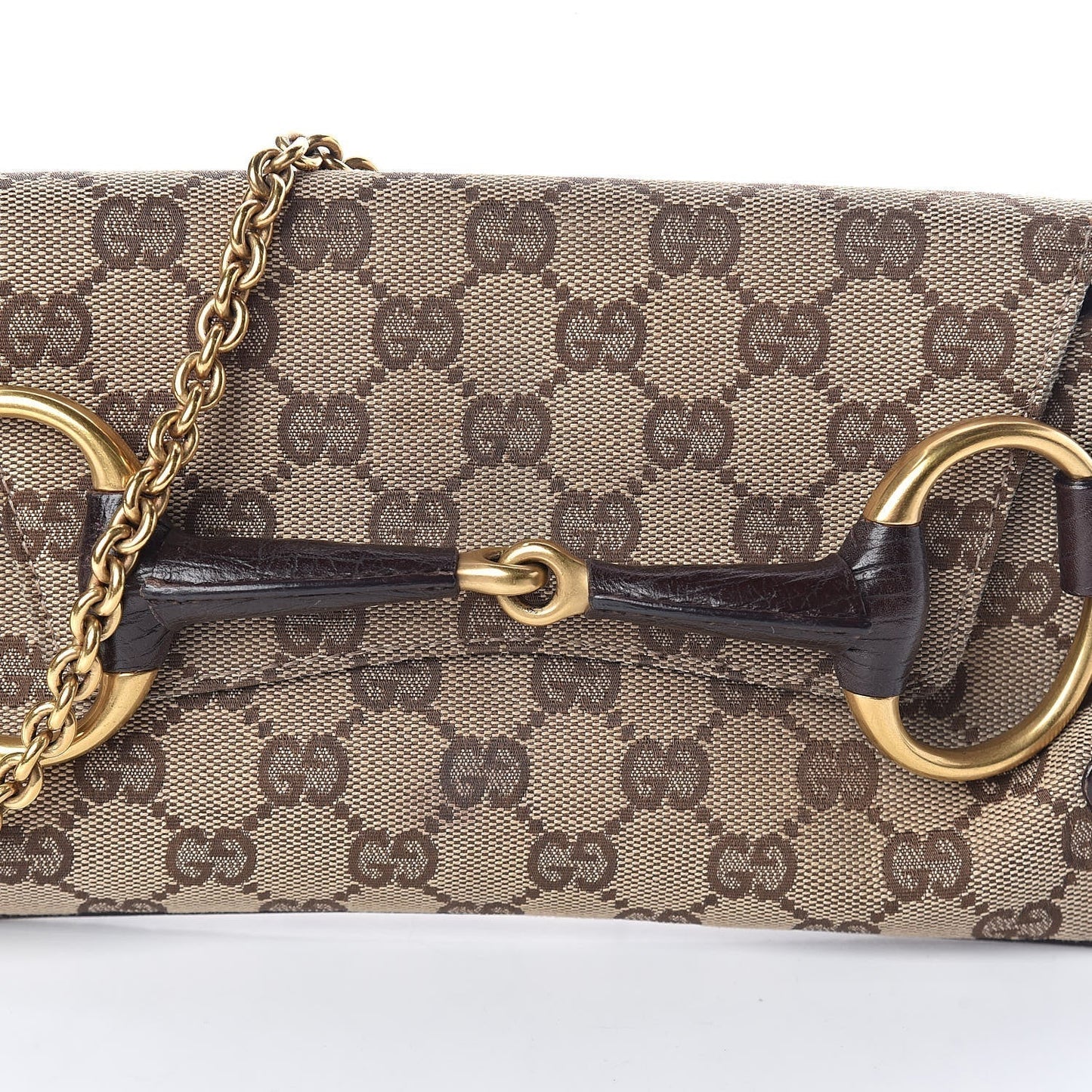 GCI X TOM FORD MONOGRAM HORSEBIT CLUTCH