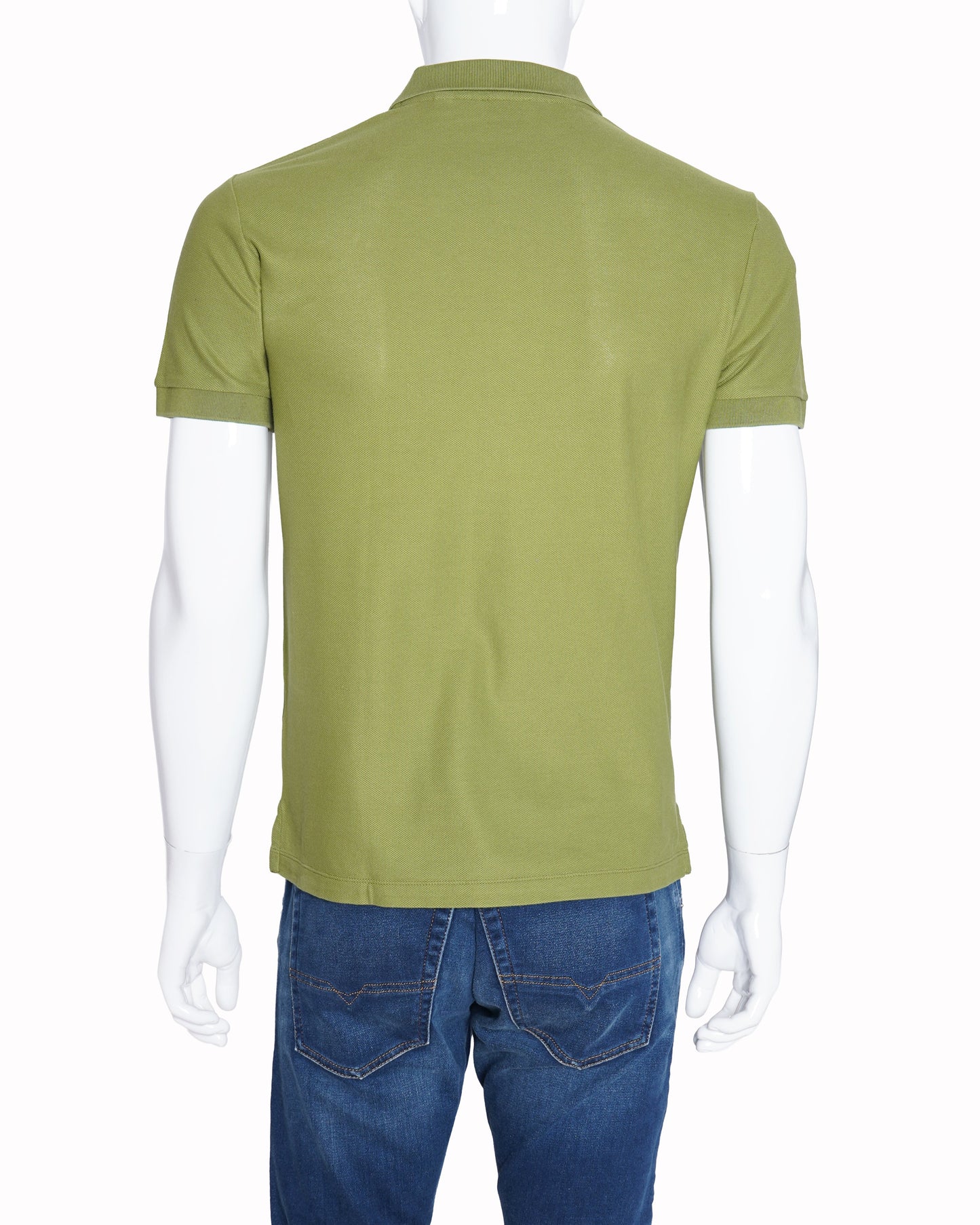 Burberry men's olive green tb logo polo tshirt