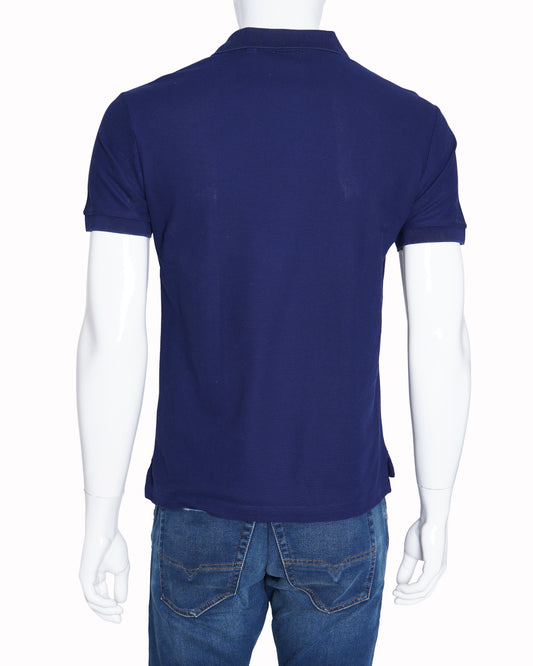 Burberry Polo T shirt in navy blue