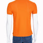 Burberry Men's orange tb logo polo tshirt
